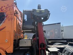 SCANIA R650 V8, 6X2, E6, LEDER, PENZ-CRANE 15Z - HOLZLADEKRAN