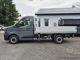 renault Master L2H1 (neues Mod.) Alupritsche m. Kran