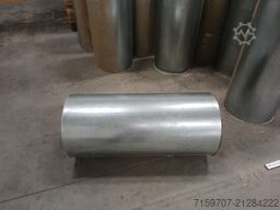 Verzinkte stalen afzuigbuizen 450mm 450mm + 90 graden bocht