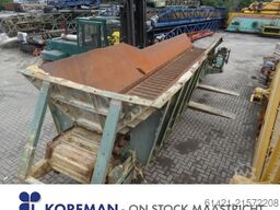 ABM-Bergeaud Steel Apron Conveyor with Hopper ABM / Bergeaud