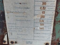 VEB Pressenbau Erfurt PXYWMW 160