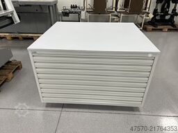 Drawer shelving, workshop drawer unit, tool cabinet Mega Stahl