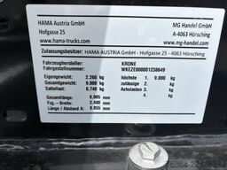 KRONE 1-ACHS LAFETTE KRONE ACHSE, HECKABSTüTZUNG,