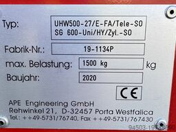 APE Engineering GmbH Universal Hubwagen UHW 1500-27/E-Tele-SO