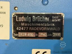 Ludwig Brücher GMBH & CO.KG Maschinenfab KLW-400