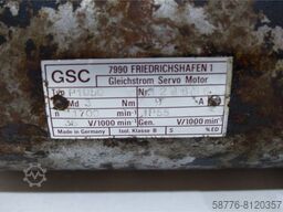 GSC P1050 Gleichstrom Servo Motor SN:288565