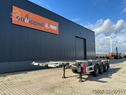 Van Hool 3-ASSIGE OPLEGGER 20FT/30FT ADR CHASSIS / galva...