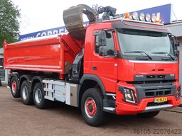 Volvo FMX 420 Kipper+Kraan H.M.F. 1943Z2 Rotor+Grijper
