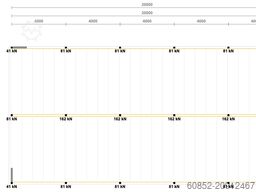 10x20m Lagerbühne , Belastung : 500kg/qm Unterkante: 3m ,ca. 200qm , Systembühne