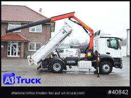 MERCEDES-BENZ Arocs 1827, Kipper + Kran,Palfinger, Funk,