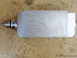 Hochleistungs-Werkzeugspindel (vermutlich Eigenbau WERA) mit Widia KM 40 Spannsystem , max. 8500 U/min