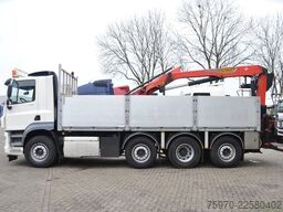DAF CF 460 8X2 2016 PALFINGER / ALU BORDEN / MANUAL