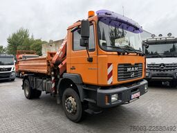 MAN ME 18.250 4X4 Kipper mit Kran Atlas 105.2