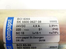 ebmpapst Ebmpapst BCI 63.55 SK 550 VDC 00002 + BCI63.55 9316355023 VDC 00046