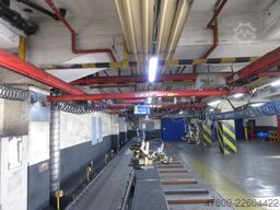 Demag Portalkran Kran KBK2 26x3,4m KBK II Saugheber Vacuumpumpe 2x 50KG