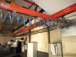 Demag Portalkran Kran KBK2 26x3,4m KBK II Saugheber Vacuumpumpe 2x 50KG
