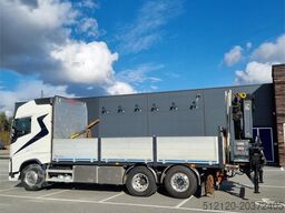 Volvo FH540 Crane truck w/ 19 t/m Rear-mounted HIAB cran