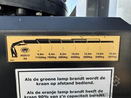 DAF CF85-460 FAS 6x2 Trekker / Bakwagen, HMF Odin 6...