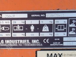 JLG 1250AJP Diesel, 4x4x4 Drive, 40.1m Working Height,