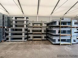 13 lfm SSI Schäfer R3000 Fachbodenregal 249cm hoch, 50cm tief, 6 Lagerebenen