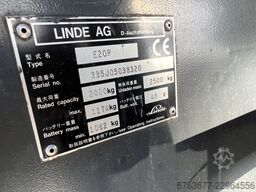 LINDE E20P Heftruck Linde E20P Duplo 400 Sideshift elekt