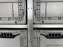 Dexion HI280 / Regallänge: 3.890 mm / 63x Klappkisten