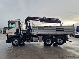 Renault C 440 - 6x2*4 - HIAB X Pro 232 Crane - Meiler 3...
