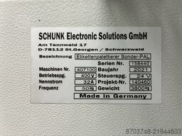 Schunk Etikettenpalettierer Sonder-PAL