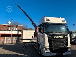SCANIA R540 Pritsche + Fassi F545 Kran 6x2