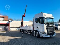 SCANIA R540 Pritsche + Fassi F545 Kran 6x2