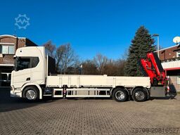 SCANIA R540 Pritsche + Fassi F545 Kran 6x2