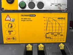 MERCEDES-BENZ ACTROS 2545 6x2 Pritsche Kran Palfinger PK20001K