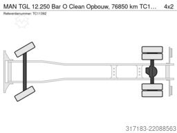 MAN TGL 12.250 Bar O Clean Opbouw, 76850 km