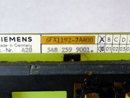 Siemens 6FX1192-7AA00 Tastatur