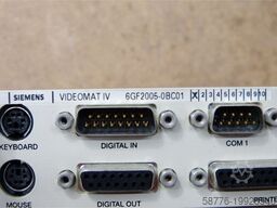 Siemens 6GF2005-0BC01 Videomat IV SN: SVP L2 117405