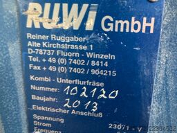 RUWI Kombi-Unterflurfräse Kombi-Unterflurfräse