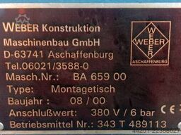 WEBER Konstruktion Maschinenbau GmbH Montagetisch