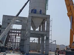 Polygonmach 500Tons capacity cement silo bolted type