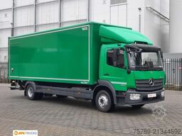 MERCEDES-BENZ 1524 L Koffer 7,35 m mit Tür + LBW 2t