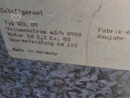 Schuko WZL89 Zuluftgerät WZL 89 mit 110 kw Lufterhitzer