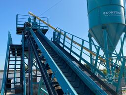 CONSTMACH Concrete Batching Plant 60 M3/H Compact Concrete Plant with Belt