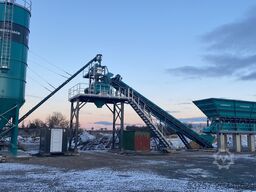 CONSTMACH Concrete Batching Plant 60 M3/H Compact Concrete Plant with Belt