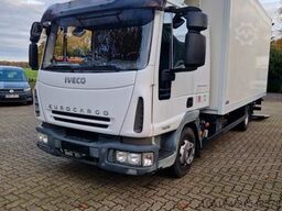 IVECO 75E18 Gr. Fahrerhaus kurzer Koffer LBW *119tkm *
