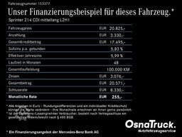 MERCEDES-BENZ Sprinter 214 CDI mittellang L2H1 Klima, DAB