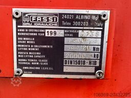 Fassi F600.22 K2 / Kran / Crane