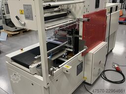E Shrink Packaging LB-728 + LB-201 Angle Sealer with Shrink Tunnel