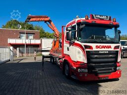 SCANIA R520 V8 Pritsche+ ATLAS 390 Kran +Lift-Lenkachse