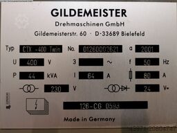 GILDEMEISTER CTX 400