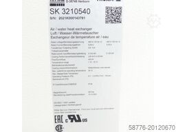 Rittal SK 3210540 Luft- / Wasser-Wärmetauscher SN 2021K000143781 400V / 50Hz
