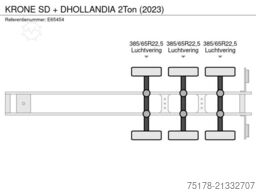 KRONE SD + DHOLLANDIA 2Ton (2023)